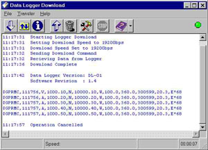 DataLogger Download Software Screenshot
